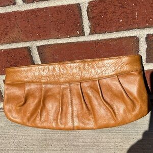 Aldo Brown Leather Clutch Wallet